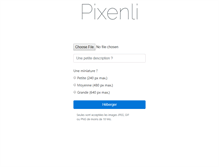 Tablet Screenshot of pixenli.com